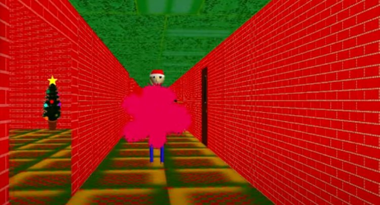Christmas Baldi's In School