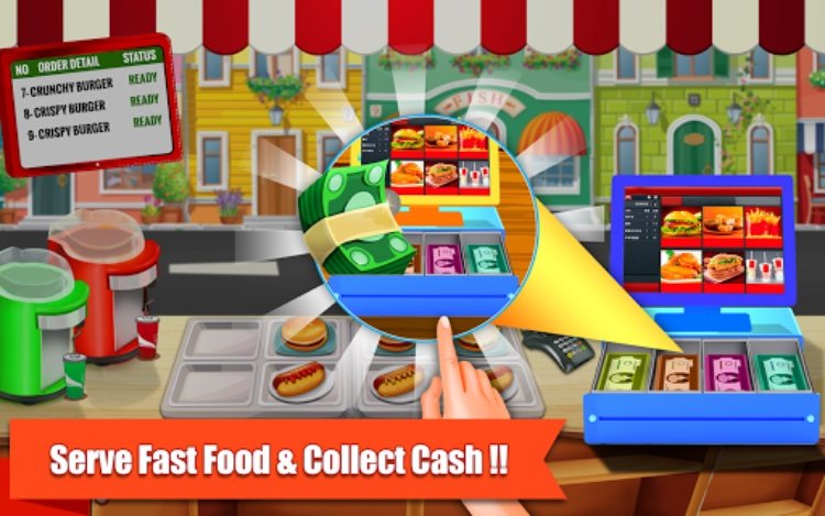Drive Thru Cashier 3d Game