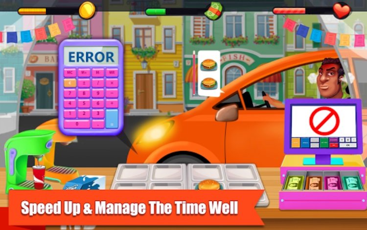 Drive Thru Cashier 3d Game
