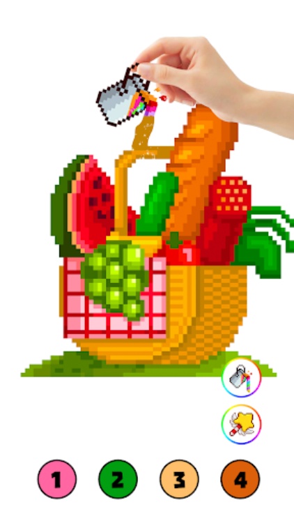 Pixel by Number™  Pixel Art
