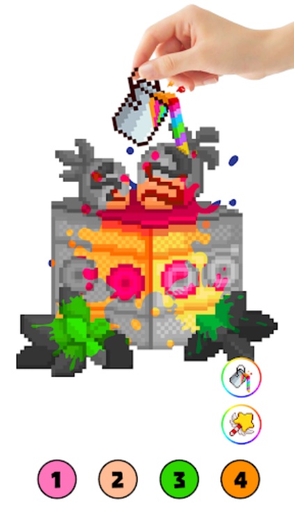 Pixel by Number™  Pixel Art