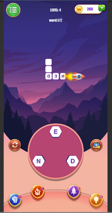 Word Connect crossword puzzle