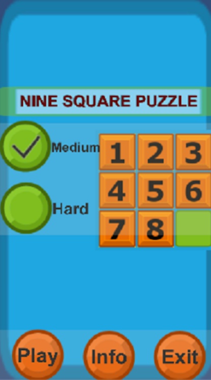 NINE SQUARE PUZZLE