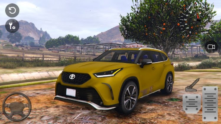 Toyota Highlander SUV Driving