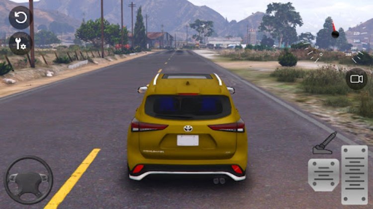 Toyota Highlander SUV Driving