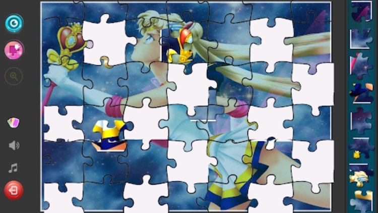 Sailor Moon Game Jigsaw Puzzle
