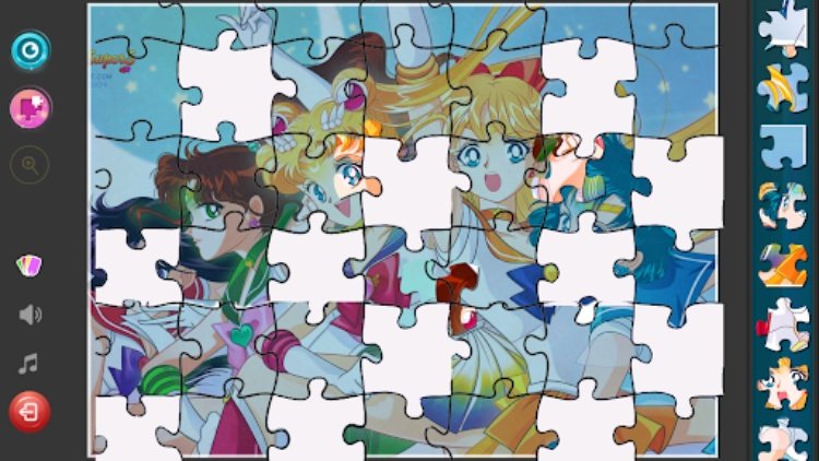 Sailor Moon Game Jigsaw Puzzle