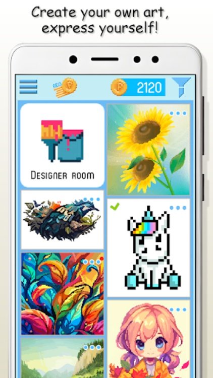 Pixyfy: pixel art and coloring