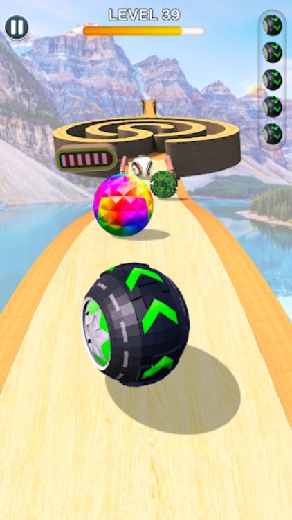 Rolling Ball Sky Escape