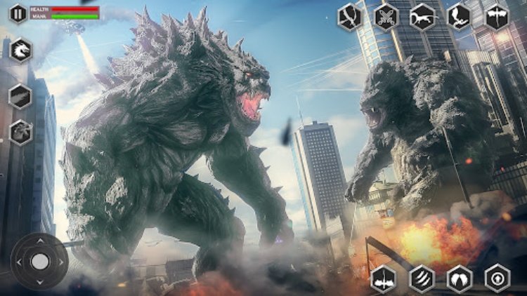 哥斯拉 King kong VS 大猩猩 怪物