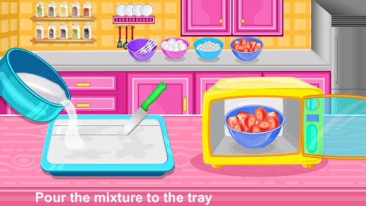 Strawberry Pops Cooking Games
