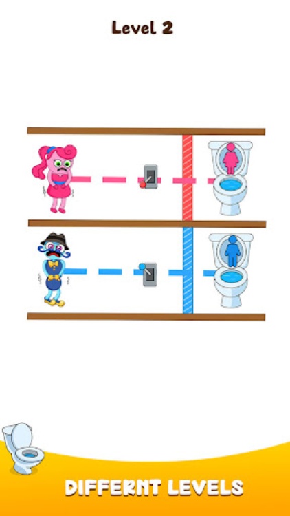Path To Toilet: Draw To Line