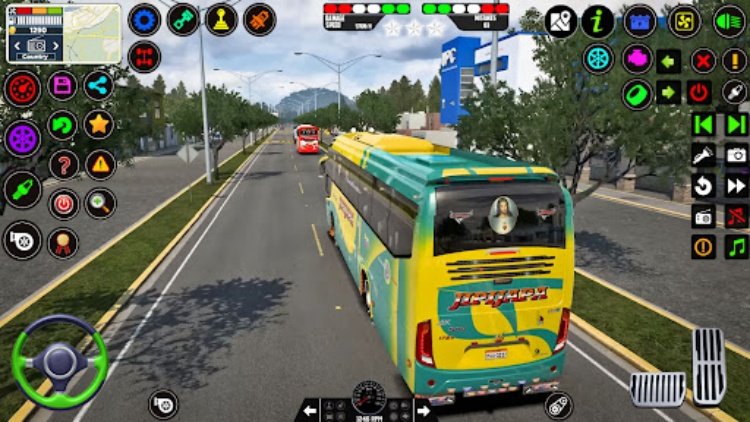 旅游巴士驾驶游戏3d: 上坡欧洲巴士模拟器游戏