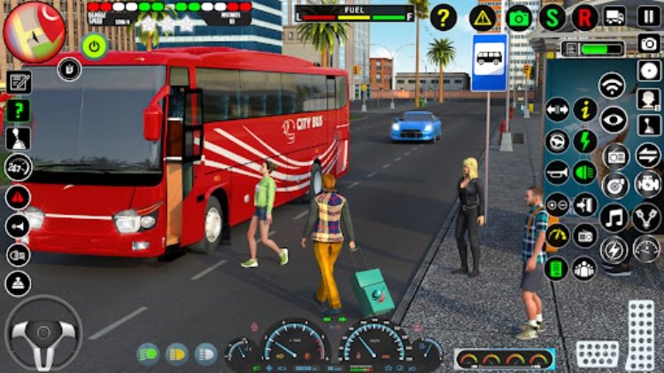 我们 公共汽车 模拟器 公共汽车 游戏 3d