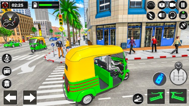 Tuk Tuk Auto Rickshaw Driving