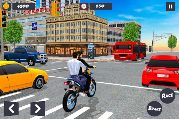 Bike Taxi Game: Driving Games