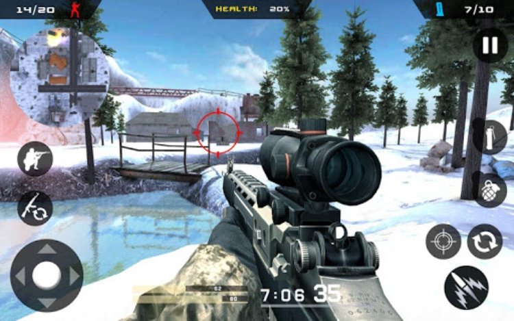 Winter Mountain Sniper  Moder