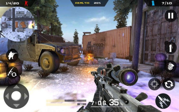 Winter Mountain Sniper  Moder