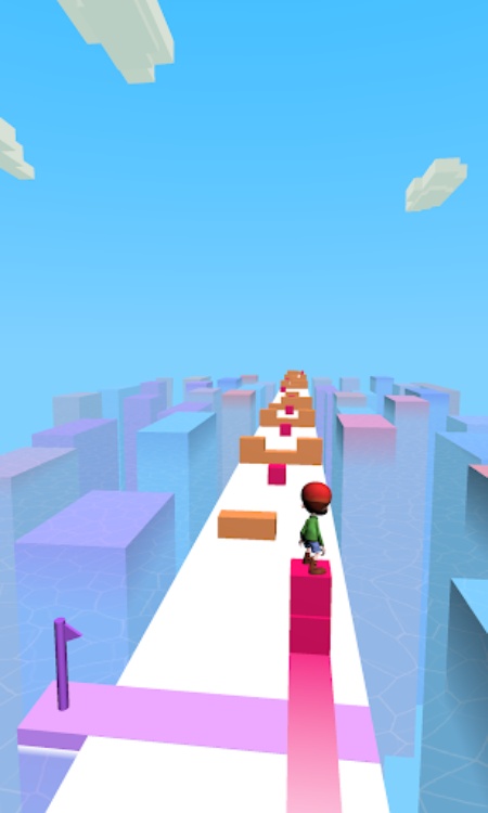 Surfer Boy On Cube 3D