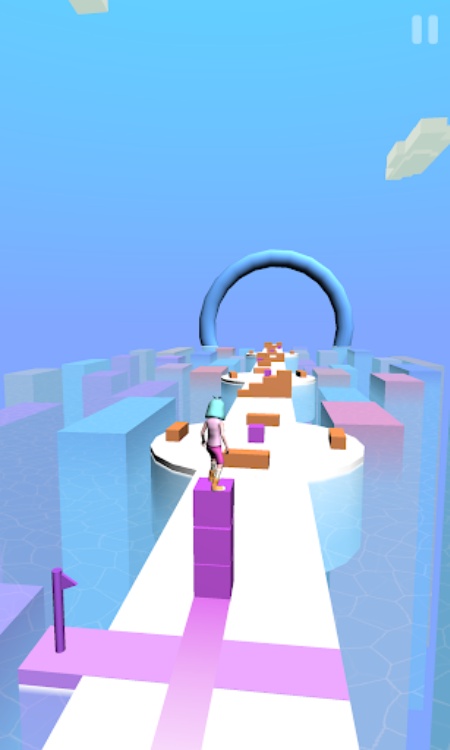 Surfer Boy On Cube 3D