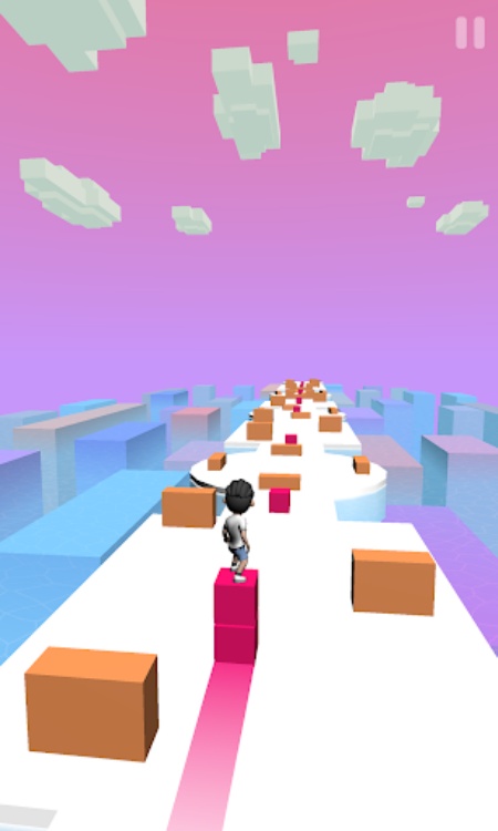 Surfer Boy On Cube 3D