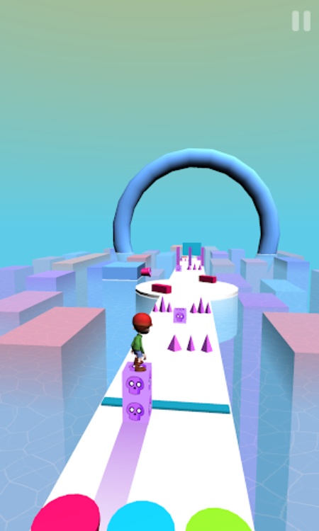Surfer Boy On Cube 3D