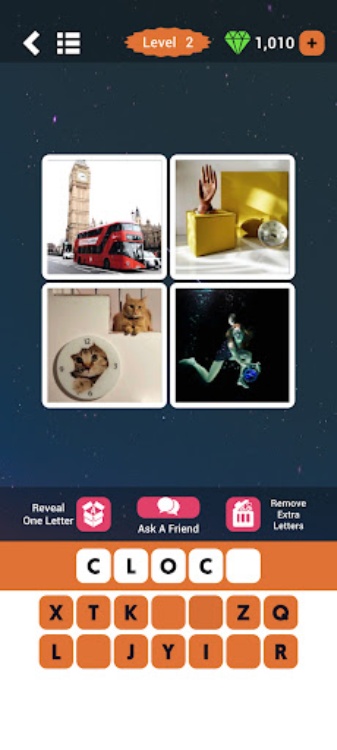 4 Pictures 1 Word