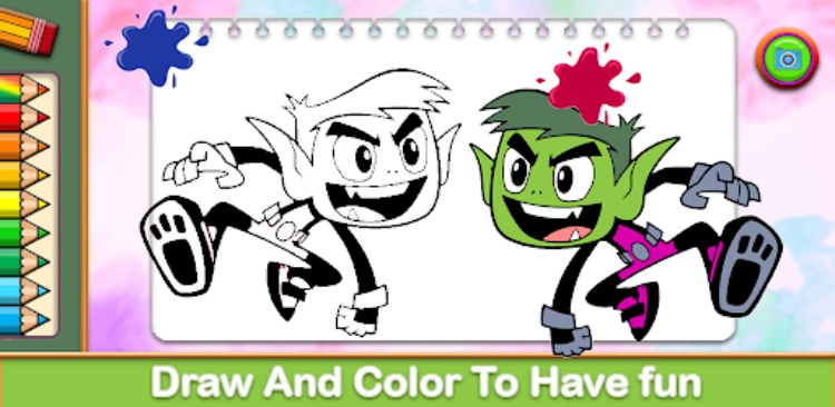 Teen Titans Coloring book