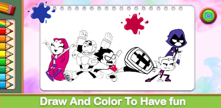 Teen Titans Coloring book