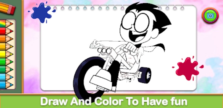 Teen Titans Coloring book
