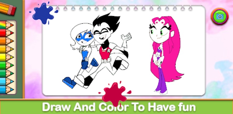 Teen Titans Coloring book