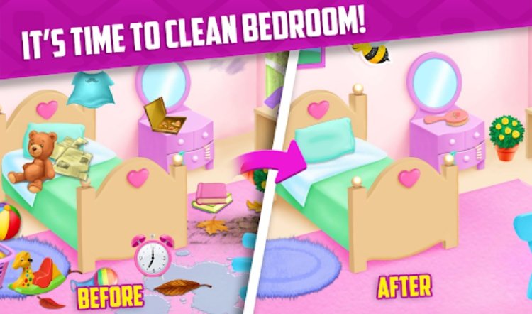 Messy House Cleaning Game