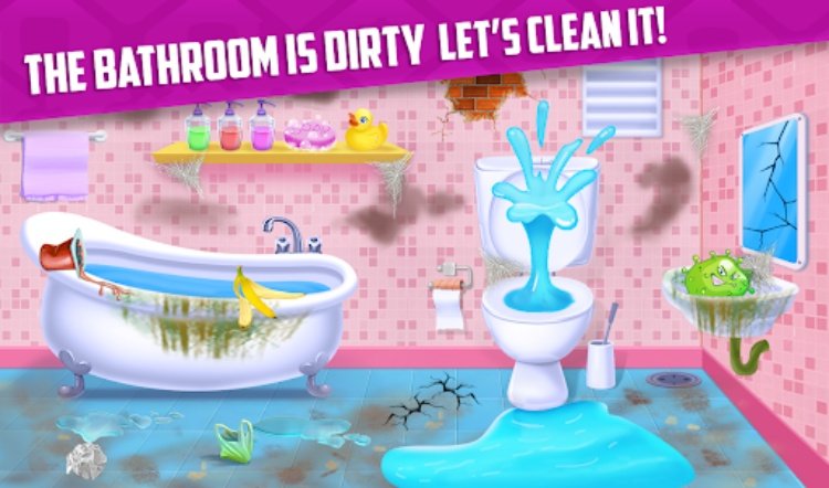 Messy House Cleaning Game