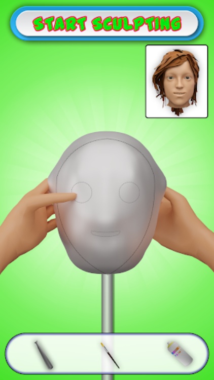 Face Sculpt 3D: Clay Games