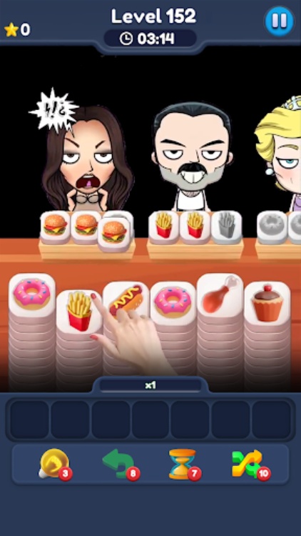 Food Match 3D：方块拼图