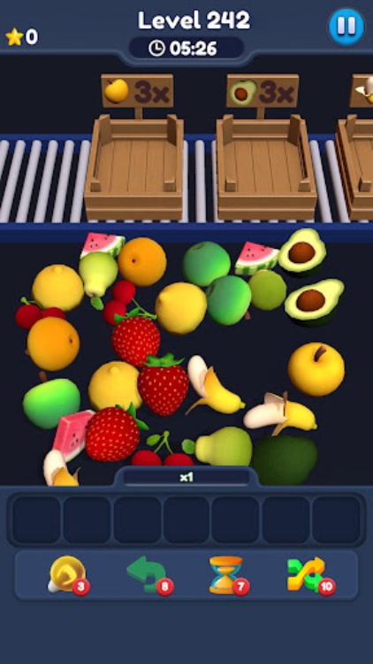 Food Match 3D：方块拼图