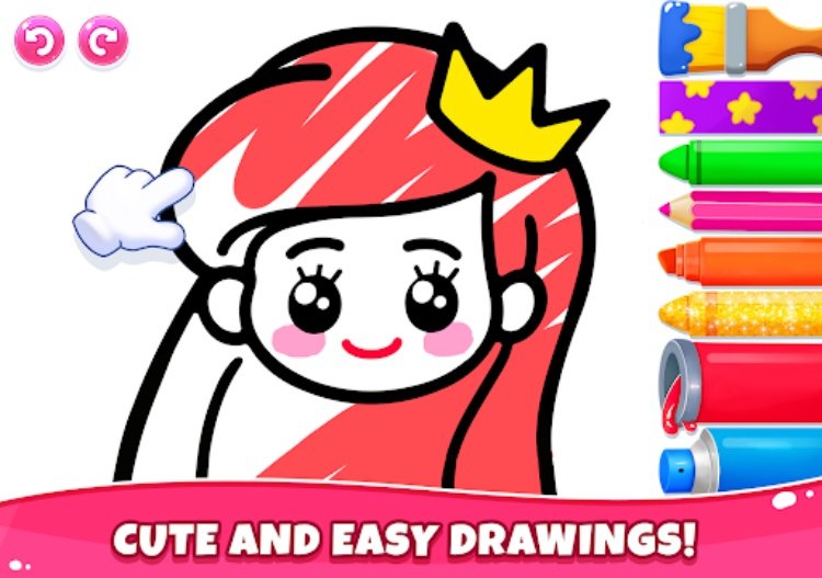Kids Coloring Games for Girls