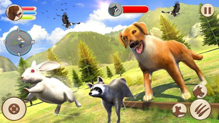 Dog Family Sim Animal Games