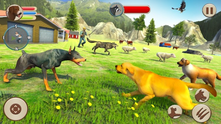 Dog Family Sim Animal Games