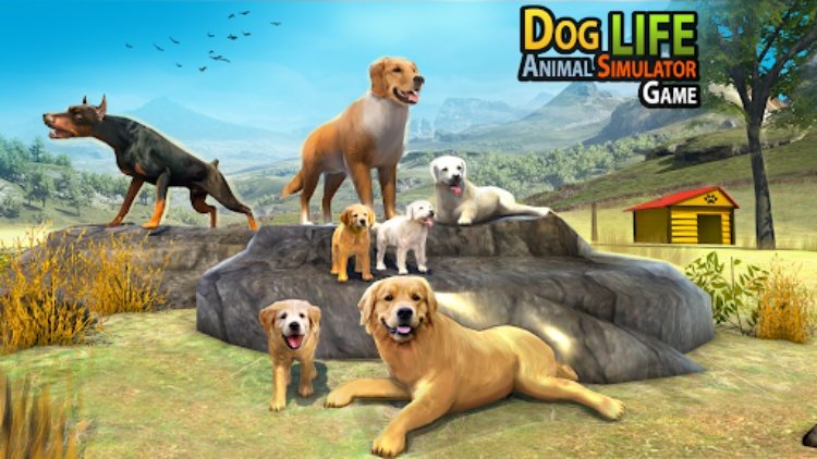 Dog Family Sim Animal Games