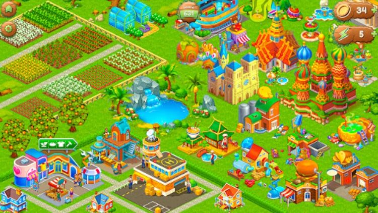 Farm Town Farm Offline Games