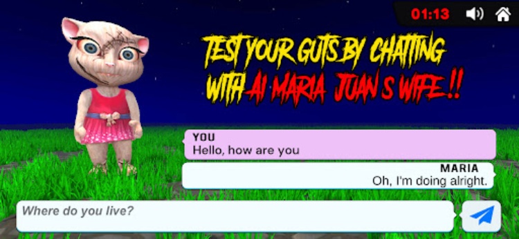 Talk to Ai Scary Maria Ms.Juan
