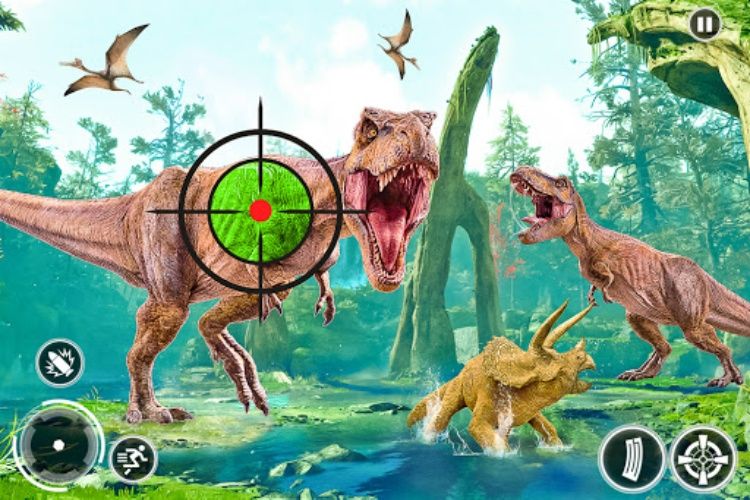 Wild Dino Hunting: Gun Games
