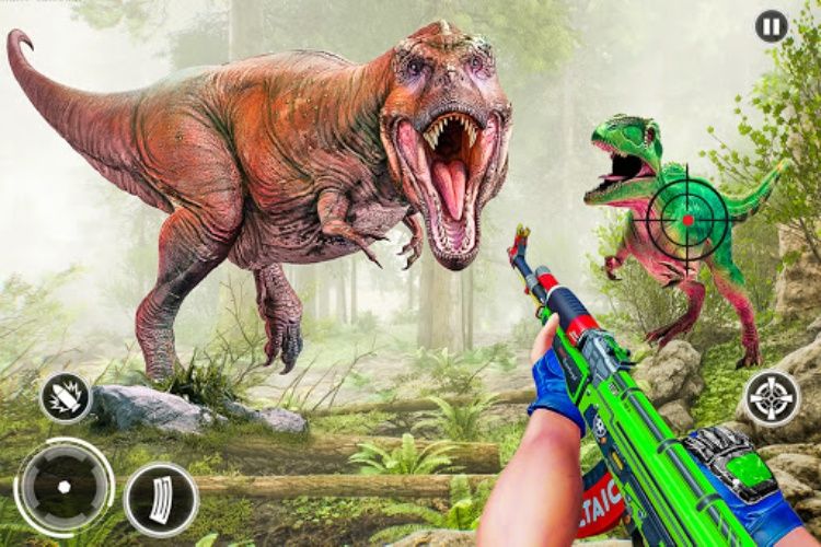 Wild Dino Hunting: Gun Games
