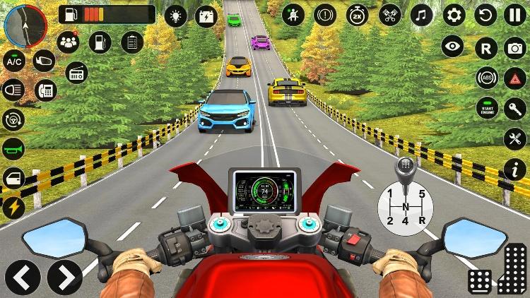 公路自行车赛车游戏