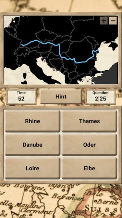 Europe Geography  Quiz Game
