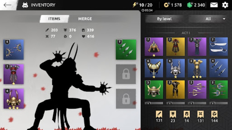 Shades: Shadow Fight Roguelike