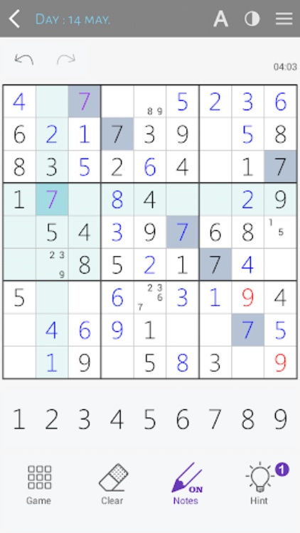 Sudoku classic