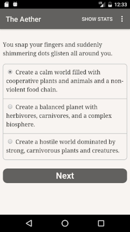 The Aether: Life as a God