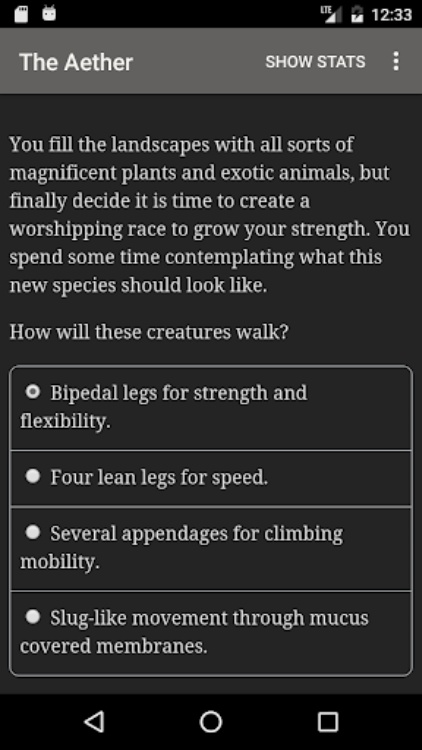 The Aether: Life as a God